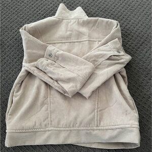 Altar'd State Cream Corduroy Jacket